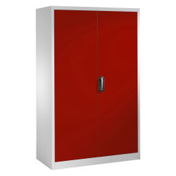 Cabinet material cabinet with 2 hinged doors, 6 shelves and 4 drawers .  W: 1200, D: 500, H: 1950 (mm). Article code: 5789313042-D