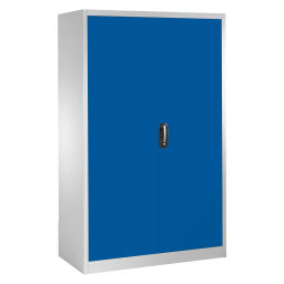 Cabinet material cabinet with 2 hinged doors, 6 shelves and 8 drawers .  W: 1200, D: 500, H: 1950 (mm). Article code: 578931305-DW