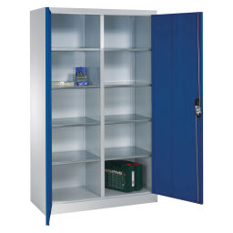 Cabinet material cabinet with 2 hinged doors and 8 floors.  W: 1200, D: 500, H: 1950 (mm). Article code: 578931311-DW