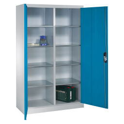 Cabinet material cabinet with 2 hinged doors and 8 floors.  W: 1200, D: 500, H: 1950 (mm). Article code: 578931311-LW