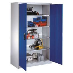 Cabinet material cabinet with 2 hinged doors and 4 floors.  W: 1200, D: 500, H: 1950 (mm). Article code: 57893100-DW