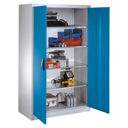 Cabinet material cabinet with 2 hinged doors and 4 floors.  W: 1200, D: 500, H: 1950 (mm). Article code: 57893100-LW