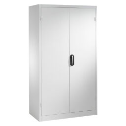 Cabinet boxes cabinet with 2 hinged doors and 92 storage bins