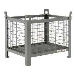 Mesh container fixed construction fixed mesh box structure fixed walls