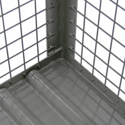 Mesh container fixed construction fixed mesh box structure fixed walls