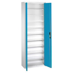 Cabinet boxes cabinet with 2 hinged doors and 9 floors.  W: 700, D: 300, H: 1980 (mm). Article code: 5713311320-LW