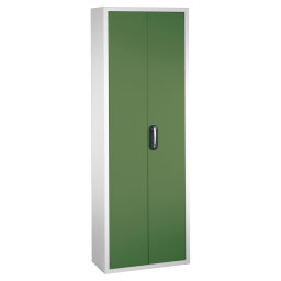 Boxes cabinet with 2 hinged doors and 9 floors