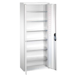 Boxes cabinet with 2 hinged doors and 6 floors