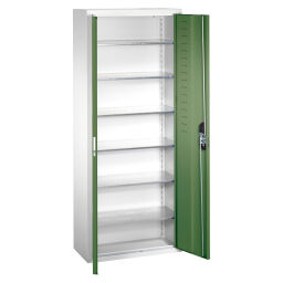 Boxes cabinet with 2 hinged doors and 6 floors
