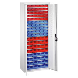Cabinet boxes cabinet with 2 hinged doors and 108 storage bins.  W: 700, D: 300, H: 1690 (mm). Article code: 57133413210-S