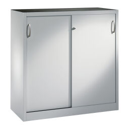 Cabinet sliding door cabinet with 2 sliding doors and 2 floors.  W: 1200, D: 400, H: 1200 (mm). Article code: 57204709-S