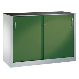 Cabinet sliding door cabinet with 2 sliding doors and 2 floors.  W: 1600, D: 400, H: 1000 (mm). Article code: 57214609-N