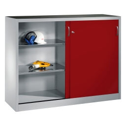 Cabinet sliding door cabinet with 2 sliding doors and 4 floors.  W: 1600, D: 400, H: 1200 (mm). Article code: 57214709-D