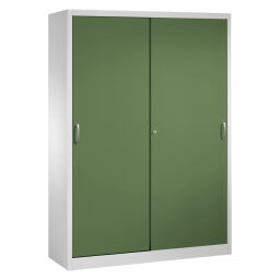 Cabinet sliding door cabinet with 2 sliding doors and 8 floors.  W: 1600, D: 500, H: 1950 (mm). Article code: 57215900-N