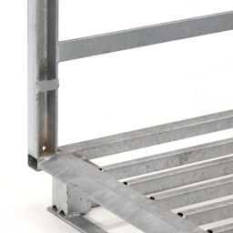 Gasflaschenlagerung Stahlflaschenpalette für 12 Gasflaschen