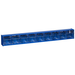 Storage bin plastic stackable with hanging hole 56464450
