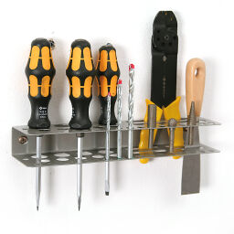 Workbench wall panel suitable for tools