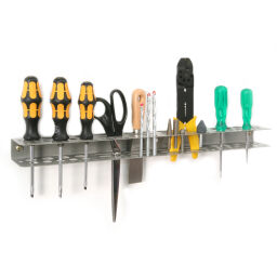 Workbench accessories tool holder.  W: 540, D: 60, H: 35 (mm). Article code: 56455147
