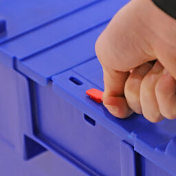 Stapelboxen Kunststoff Zubehör Sicherheitsclip Material:  Kunststoff.  Artikelcode: 99-6544-SEAL