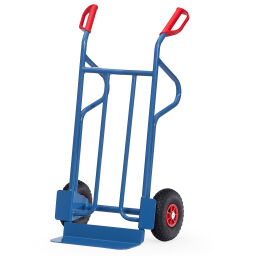 Stalen steekwagens vaste constructie luchtbanden 260x85 mm