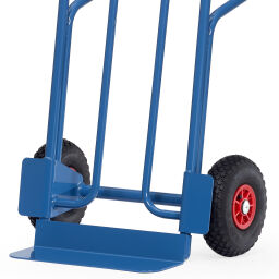 Stalen steekwagens vaste constructie luchtbanden 260x85 mm