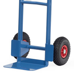 Stalen steekwagens Fetra vaste constructie luchtbanden 260x85 mm