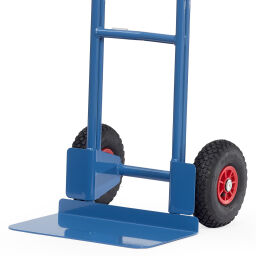 Steel sack truck Fetra fixed construction with pneumatic tyres 260x85 mm