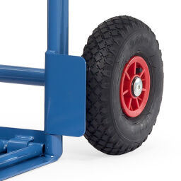 Steel sack truck fetra hand truck fold up shovel with pneumatic tyres 260x85 mm