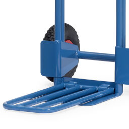 Steel sack truck fetra hand truck fold up shovel with pneumatic tyres 260x85 mm