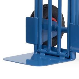 Steel sack truck fetra hand truck fold up shovel with pneumatic tyres 260x85 mm