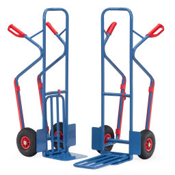 Stalen steekwagens fetra steekwagen opklapbare schep  met luchtbanden 260x85 mm