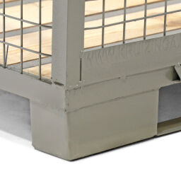 Mesh container fixed construction fixed mesh box structure fixed walls