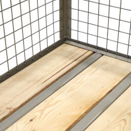 Mesh container fixed construction fixed mesh box structure fixed walls