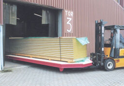 Industrie aanhanger heftruck tendersysteem stabiele profielraamconstructie
