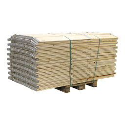Palettenrahmen für Europaletten aus Holz | 1200 mm x 800 mm | 4 Scharniere