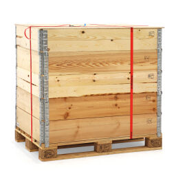 Pallet stacking frames transport case closed pallet box