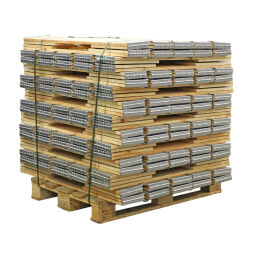 Pallet stacking frames hingeable construction stackable 6x hingeable