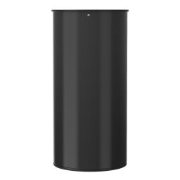 Waste bin metal waste bin with insertion opening