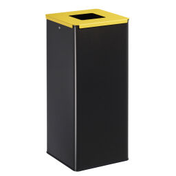 Waste bin Waste and cleaning metal waste bin waste recycling station Volume (ltr):  40.  L: 270, W: 270, H: 590 (mm). Article code: 8256171