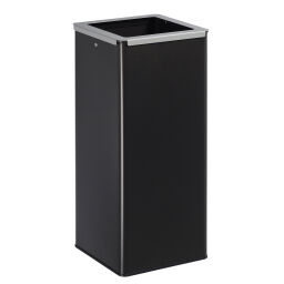 Waste bin Waste and cleaning metal waste bin waste recycling station Volume (ltr):  40.  L: 270, W: 270, H: 590 (mm). Article code: 8256173