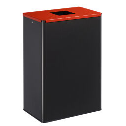 Abfallbehälter Abfall und Reinigung Mülltonne aus Stahl Sammelsystem Inhalt (Ltr):  60.  L: 420, B: 270, H: 590 (mm). Artikelcode: 8256177