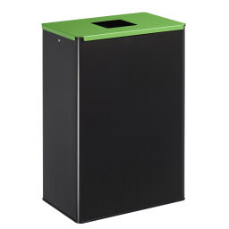 Waste bin Waste and cleaning metal waste bin waste recycling station Volume (ltr):  60.  L: 420, W: 270, H: 590 (mm). Article code: 8256179