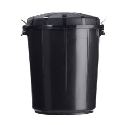 Outdoor waste bins waste and cleaning plastic waste bin lid with locking system