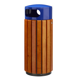 Outdoor waste bins Waste and cleaning steel waste pin with galvanized inner tray Volume (ltr):  60.  L: 420, W: 420, H: 1000 (mm). Article code: 8257885