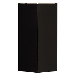Poubelle de bureau et intérieur poubelle d'acier couvercle avec fente d'introduction