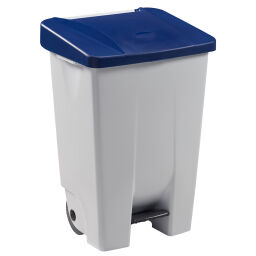 Abfallbehälter Abfall und Reinigung Kunststoff Mülltonne mit Deckel auf Ständer Inhalt (Ltr):  80.  L: 490, B: 415, H: 735 (mm). Artikelcode: 8259187