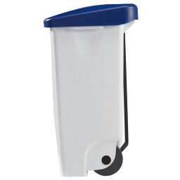 Waste bin Waste and cleaning plastic waste bin with lid to pedal frame Volume (ltr):  80.  L: 490, W: 415, H: 735 (mm). Article code: 8259187