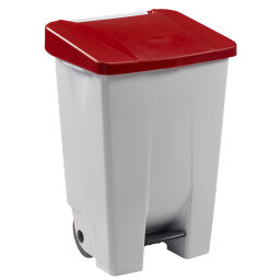 Abfallbehälter Abfall und Reinigung Kunststoff Mülltonne mit Deckel auf Ständer Inhalt (Ltr):  80.  L: 490, B: 415, H: 735 (mm). Artikelcode: 8259189