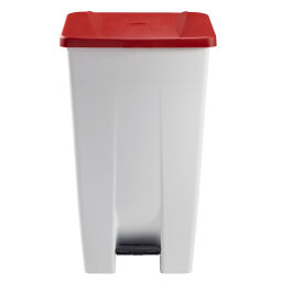 Poubelle de bureau et intérieur poubelle en plastique avec couvercle à pédale châssis