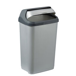 Waste bin Waste and cleaning plastic waste bin with bolt lid Article arrangement:  New.  L: 390, W: 290, H: 660 (mm). Article code: 8259838